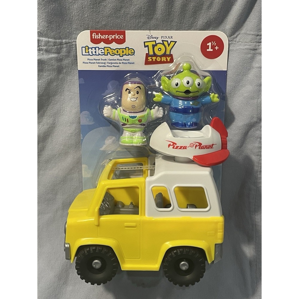 NEW Fisher-Price Little People Toy Story Pizza Planet Truck Buzz Lightyear Alien